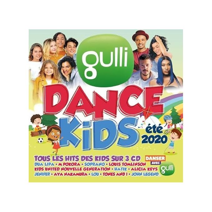 Warner Music Gulli Dance Kids Estate 2020 Compilation CD Audio 3 Dischi 45 Tracce Musica per Bambini