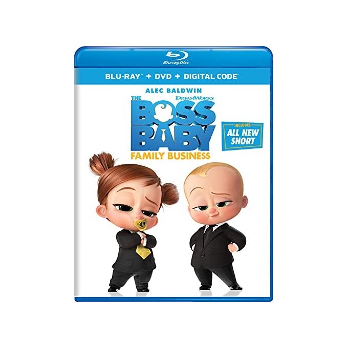 Universal The Boss Baby Family Business Blu-ray DVD Digital 2 Dischi Film Animazione Famiglia 2021