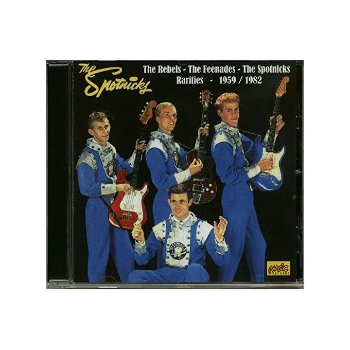The Spotnicks Rarities 1959 1982 CD Audio Compilation Remastered Rock and Roll 24 Tracce Magic Records