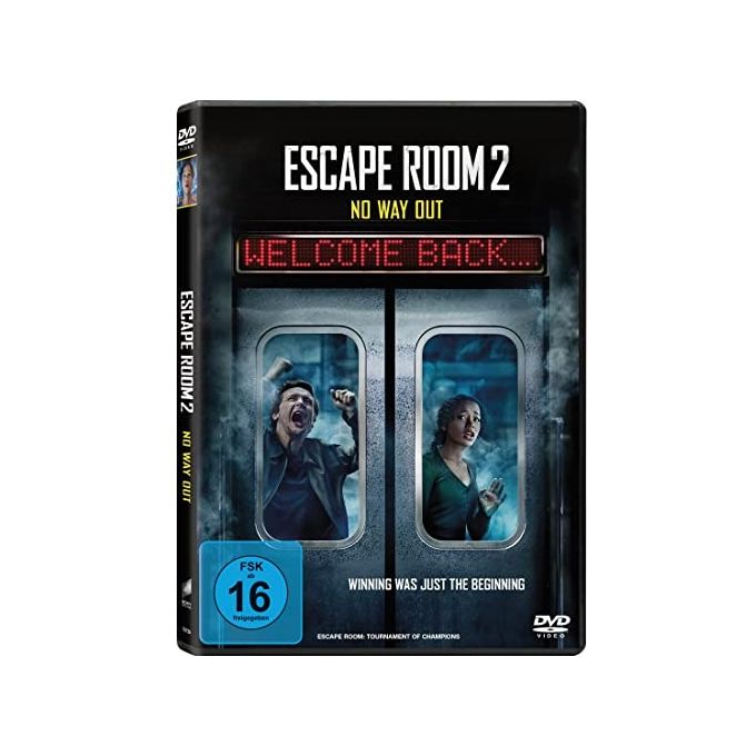 Sony Pictures Escape Room 2 No Way Out DVD Thriller Adam Robitel Taylor Russell Logan Miller Dolby Digital 5.1 84 min