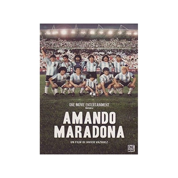 One Movie Amando Maradona Documentario DVD Sport Calcio Regia Javier Martin Vazquez Area 2 PAL Italiano Spagnolo Dolby Digital 2.0 110 min
