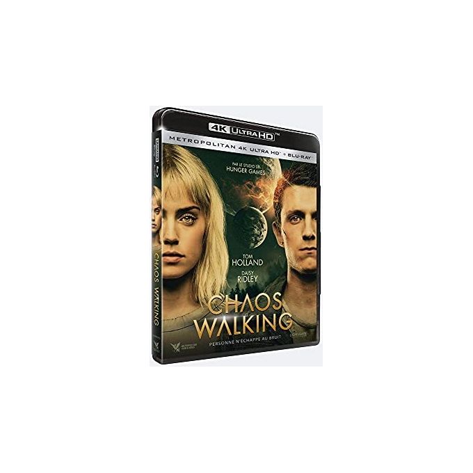 Metropolitan Chaos Walking Film Blu-ray 4K Ultra HD HDR10 Dolby Vision Dolby Atmos 2 Dischi Fantascienza