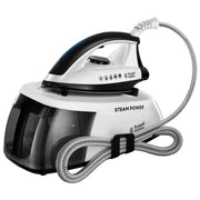 Russell Hobbs 24420-56 Steam Power Ferro da Stiro a Caldaia 2400 W 4.5 bar 90 g-min 1.3 L Acciaio Inossidabile colore Bianco
