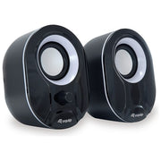 Equip 245333 Mini Casse PC USB 2.0 Stereo 2.0 6W Jack 3.5mm colore Nero