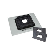 KAISER 2457 FilmCopy Vario Supporto per Digitalizzazione di Diapositive e Negativi 35 mm e Formati Medio Fino a 6x9 cm con Maschere Incluse colore Nero