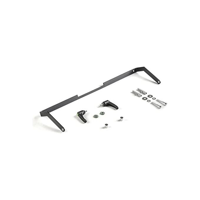 Kaiser 2482 Staffa Universale Girevole in Alluminio per Light Box LED Prolite 2479-2482 con Magneti al Neodimio e Regolazione con Leve di Serraggio colore Nero