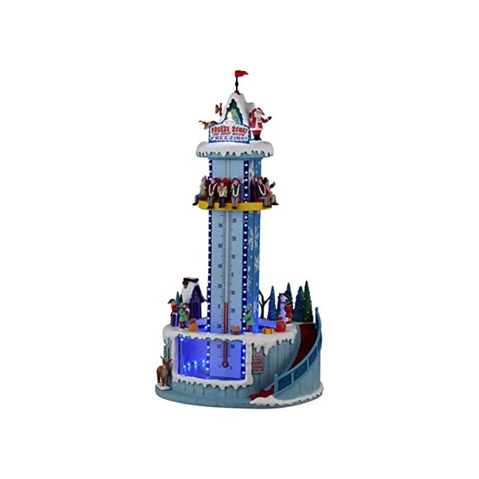 Lemax 24958-UK Carnival Sights and Sounds Giostra Animata Natalizia con Luci LED Suoni e Movimenti Alimentatore 4.5V Incluso colore Multicolore