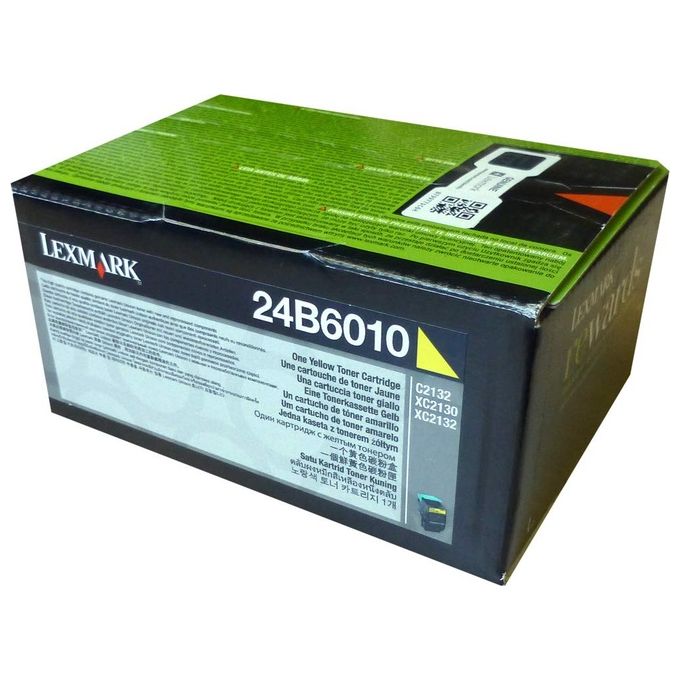 Lexmark 24B6010 XC2132 Toner Originale per Stampa Laser Resa 3000 Pagine colore Giallo