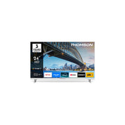 Thomson 24HG2S15CW Smart TV LED 24'' HD Google TV DVB-T2 Wi-Fi Bluetooth 3 HDMI colore Bianco