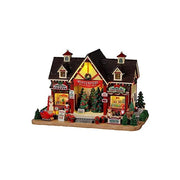 Lemax 25865-UK Caddington Village Edificio Natalizio Illuminato Winterfest Arts and Crafts Show con Illuminazione Interna ed Esterna Alimentazione 4.5V Adattatore Incluso colore Multicolore
