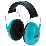 Uvex 2600010 K-Series Cuffie antirumore per bambini SNR 29 dB archetto regolabile colore Blu