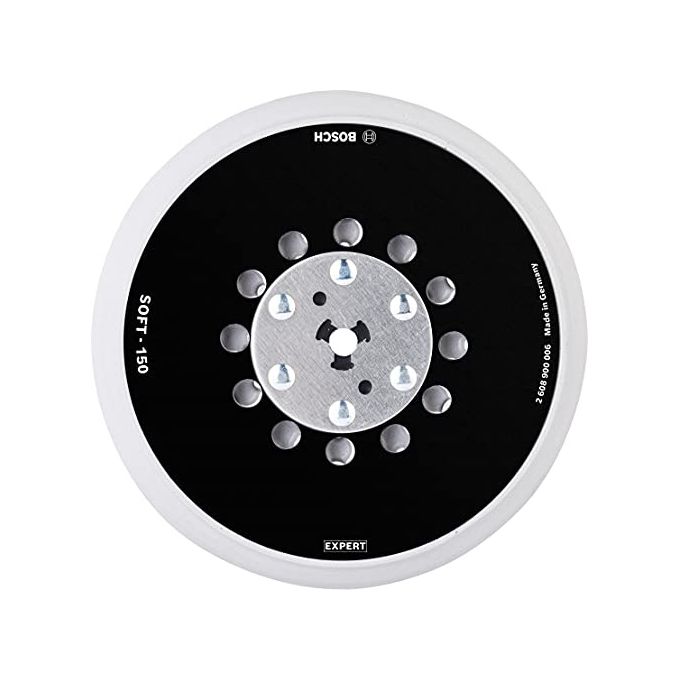 Bosch 2608900006 Expert Platorello Multihole Universal Morbido Ø 150mm M8+5-16'' colore Nero