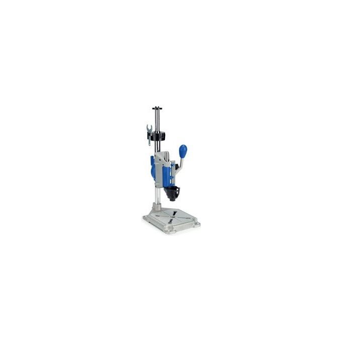 Dremel 26150220JB Workstation Supporto per Trapano Regolabile in Passi di 15° Alloggiamento Portaaccessori Integrato colore Nero Blu Argento