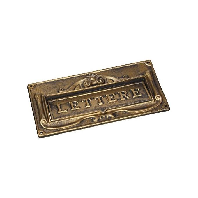 Blinky 27448-20 Buca per Lettere Alu-Zinco 300x140 mm colore Bronzo