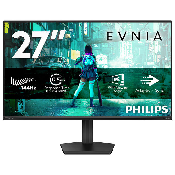 Philips 27M2N3200NF Evnia 3000 Monitor Gaming 27'' Full HD 1920x1080 144Hz IPS 0.5ms HDR10 G-Sync colore Grigio