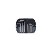 USAG 280 P-SE12 Serie di 12 Chiavi a Brugola Maschio Esagonale Piegate in Acciaio al Cromo Vanadio Finitura Zincocromata colore Nero