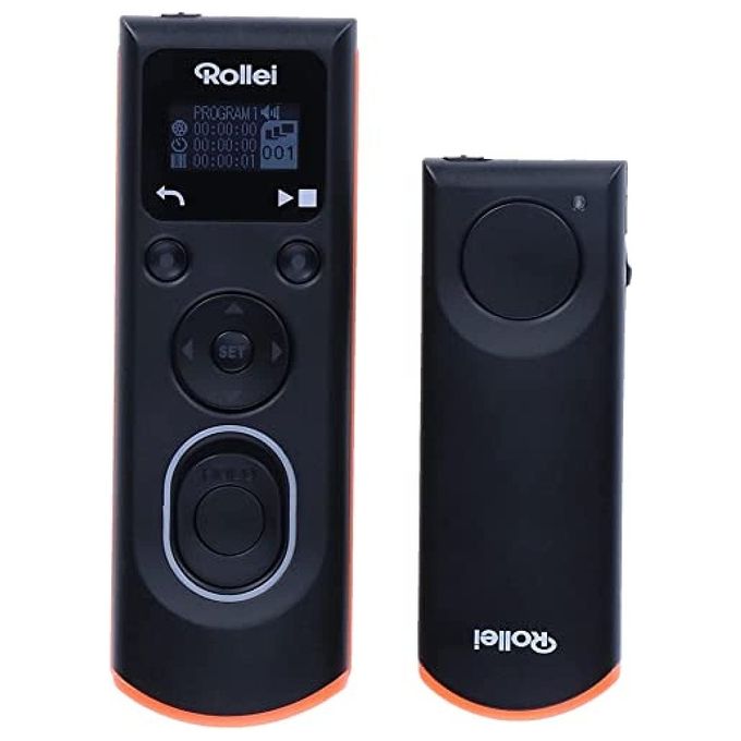Rollei 28120 Telecomando Wireless per Fotocamera Sony con Display OLED 0,96'' Portata 50 m Compatibile con Modelli Alpha DSLR-DSLM colore Nero