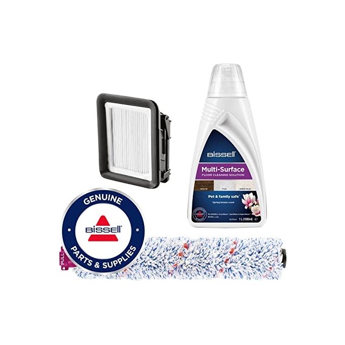 Bissell 2815 CrossWave Kit Value Pack Detergente Multisuperficie 2x1 L Spazzola Rotante Multisuperficie Filtro Lavabile
