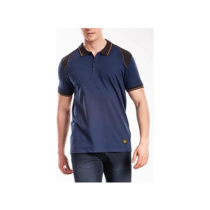Rica Lewis 5430331 WORKPOL Polo da Lavoro Stretch Manica Corta 95% Cotone 5% Elastan colore Blu