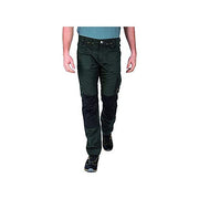 Rica Lewis 5430069 Mobilon Pantaloni da Lavoro Rinforzi Cordura Tasche Porta Ginocchiere Inserti Elastici Taglia 56 colore Cachi