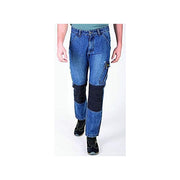 Rica Lewis 5430031 CORJE2 Pantaloni da Lavoro Multitasche Rinforzati Cordura Taglia 52 DPI Cat 1 colore Blu