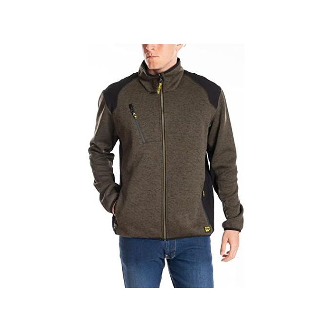 Vigor-blinky 5430517 Richie Felpa Imbottita 300 g Zip Lunga Vestibilita' Regolare Taglia S colore Verde