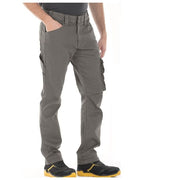 Rica Lewis 5430043 JOBC Pantaloni da Lavoro Cotone Stretch Fibreflex Multitasche Vita Alta colore Grigio