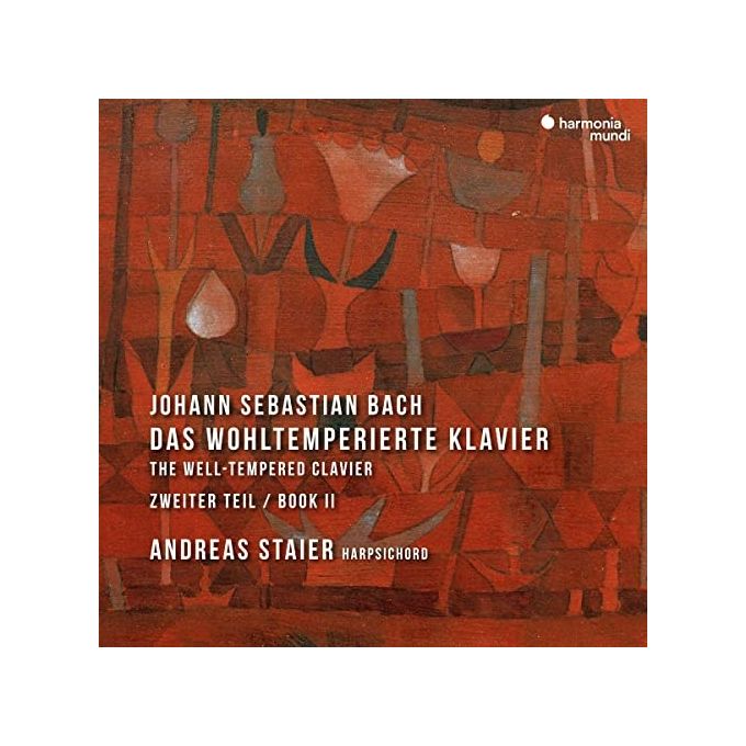 Harmonia Mundi HMM902682 Bach Das Wohltemperierte Klavier Buch 2 Andreas Staier Clavicembalo 2 CD Classica