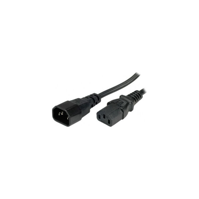 Adj 320-00043 Cavo Alimentazione 2 m Connettore C14 Maschio C13 Femmina colore Nero