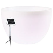 8 seasons 32056S Shining Curvy Pot XM Vaso Luminoso Solare LED 2 W IP44 colore Bianco