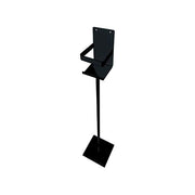 Vigor 3289890 Colonnina da Pavimento Porta Flacone Igienizzante Acciaio Zincato 120 cm Base 25x25 cm
