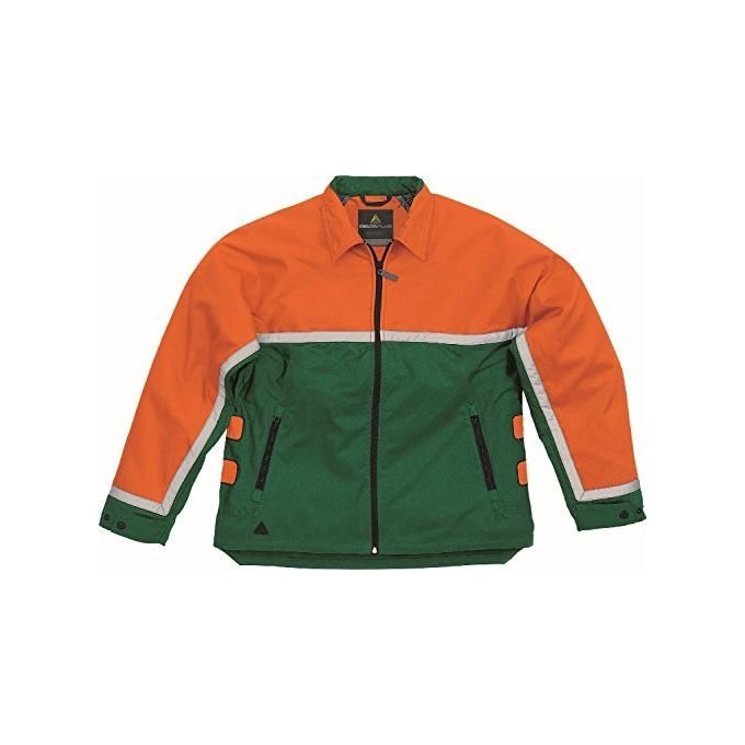 Delta Plus EPICEA3 Giacca Anti-taglio Boscaiolo Sargia 60% Cotone 40% Poliestere 290 g-m² EN381-11 Taglia M colore Verde Arancio