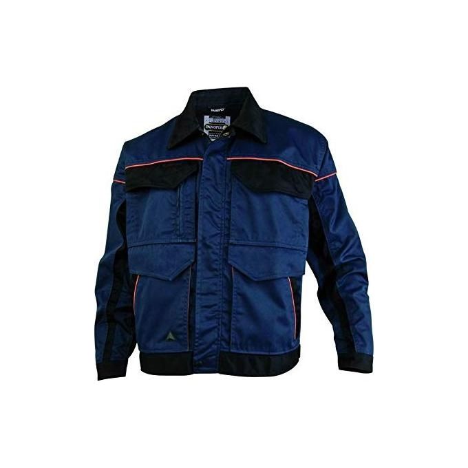 Delta Plus MCVE2MNTM Mach2 Giacca da Lavoro Multi Tasche Ripstop Bordo Riflettente Taglia M colore Blu Navy Nero