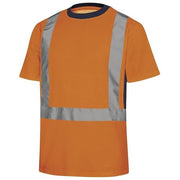 Delta Plus 5425431 NOVA T-Shirt Alta Visibilita' 55% Cotone 45% Poliestere 150 g-m² EN ISO 20471 Classe 2 colore Arancio Fluo
