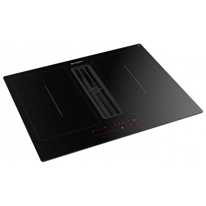 FABER S.p.A. 340.0627.228 Galileo Smart Piano cottura a induzione 60 cm 4 fuochi con cappa integrata colore Nero