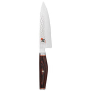 ZWILLING 34073-161-0 Miyabi 6000 MCT Coltello Gyutoh Lama 16 cm Acciaio Micro Carbide MC63 Manico Pakka Wood Tsuchime Honbazuke colore Marrone scuro