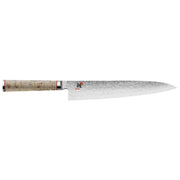 ZWILLING 34373-241 Miyabi 5000 MCD Coltello Gyutoh Lama 24 cm Acciaio Micro Carbide MC63 Manico Legno di Betulla Stabilizzato colore Grigio