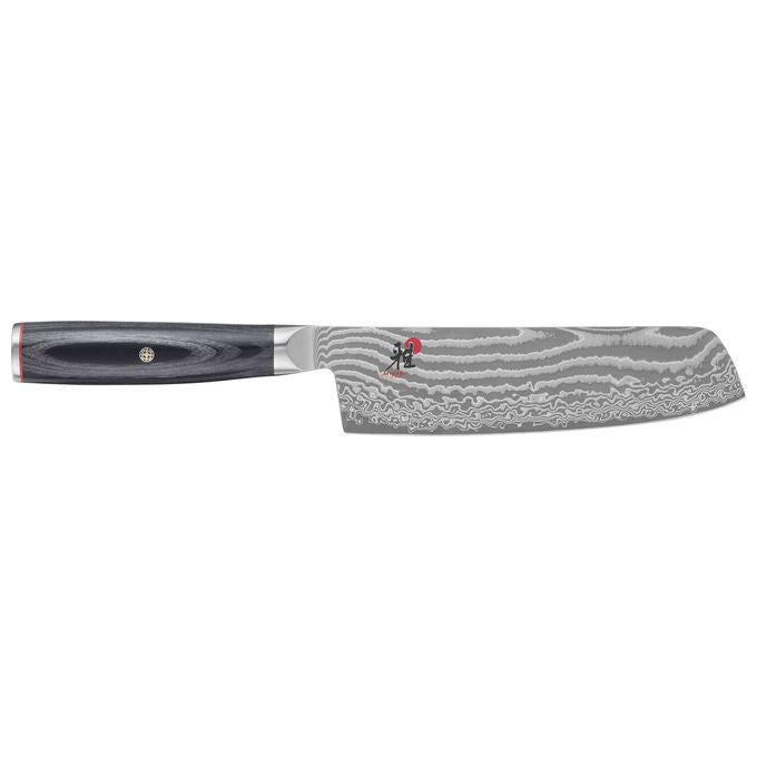 MIYABI 1002146 5000FCD Coltello da Cucina Nakiri Lama 17 cm Prodotto in Giappone Resistente alla Corrosione colore Nero