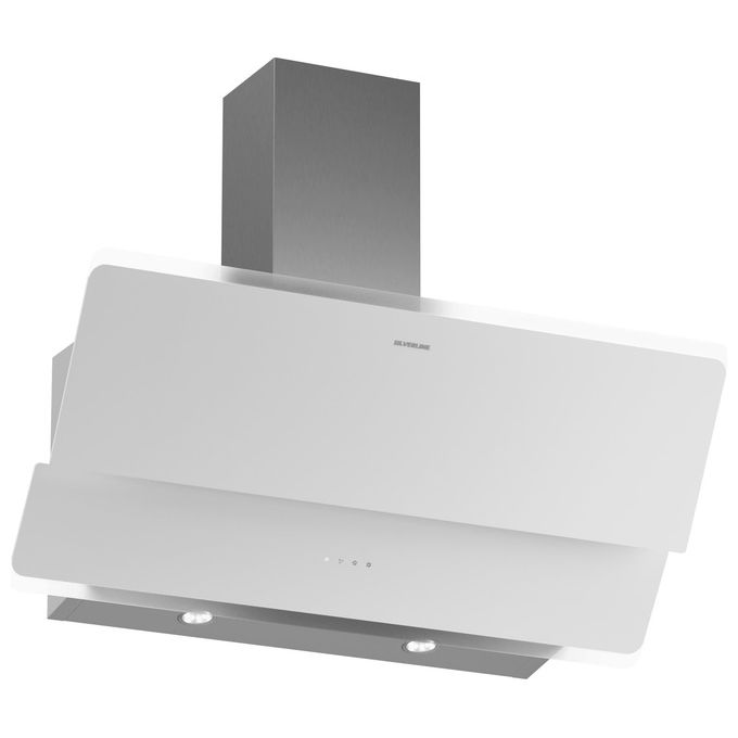 Silverline 3490.9.733.02 Oslo Cappa a parete 90 cm 648 m³-h Classe A 63 dB Touch colore Bianco
