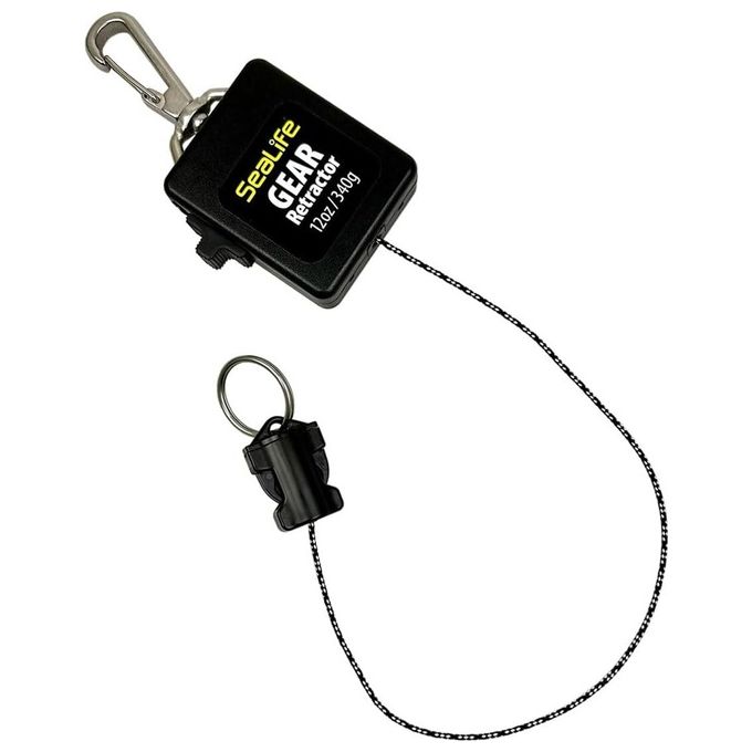 Sealife SL926 Sistema di Recupero Subacqueo Grande con Meccanismo Automatico di Retrazione in Acciaio Inossidabile Rivestito in Nylon colore Nero