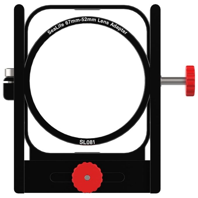 SeaLife SL081 SportDiver Adattatore per Obiettivo 67mm 52mm Alluminio Anodizzato Acciaio Inox