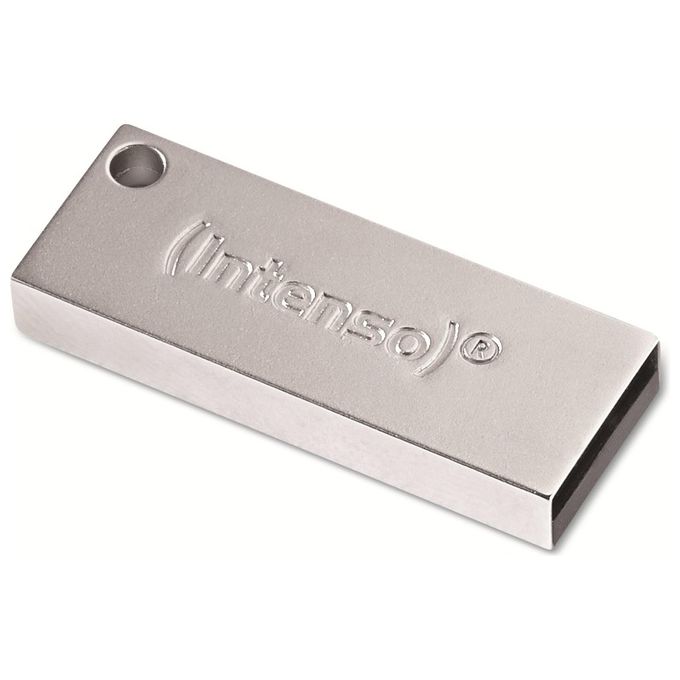 Intenso 3534491 Premium Line Chiavetta USB 128 GB USB 3.2 Gen 1 fino a 100 MB-s colore Acciaio inossidabile