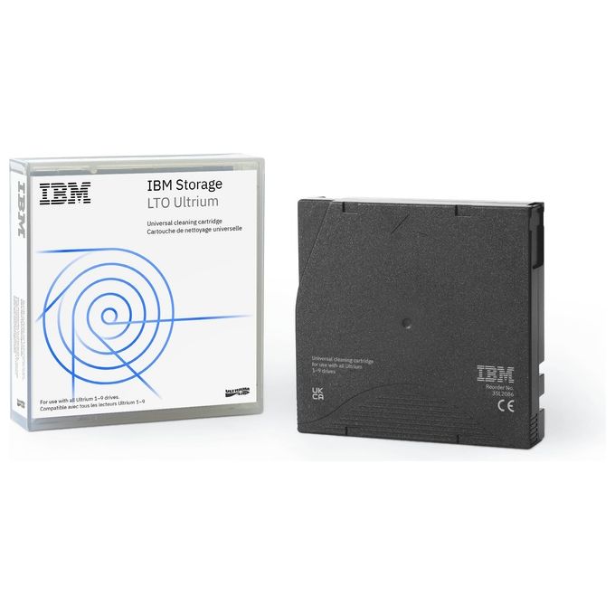 IBM 35L2086 LTO Ultrium Cartuccia di Pulizia Universale fino a 50 pulizie compatibile tutte le unita' Ultrium