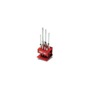 Usag U03670181 367 S7 Serie di 7 Cacciaspine Acciaio Cromo Vanadio 2x110 3x130 4x145 5x165 6x180 8x200 10x205 mm con Supporto
