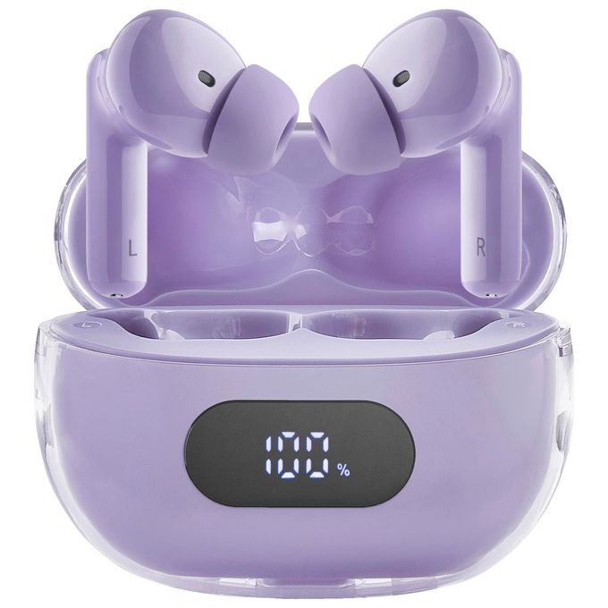Intenso T313AE Buds Plus Auricolari TWS Bluetooth 5.4 ANC ENC 25h autonomia colore Viola