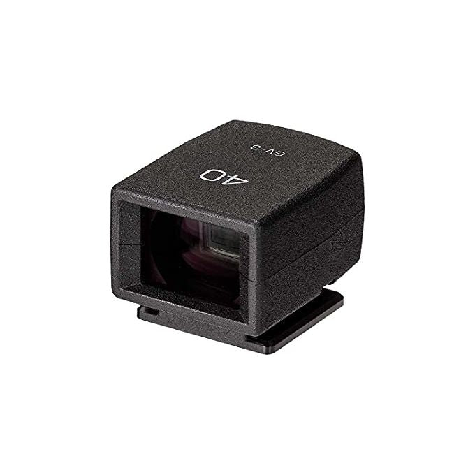 Ricoh 37828 GV-3 Mirino Esterno Ottico Equivalente 40 mm per RICOH GR IIIx Campo Visivo 85% Segnaposto 1:1 colore Nero