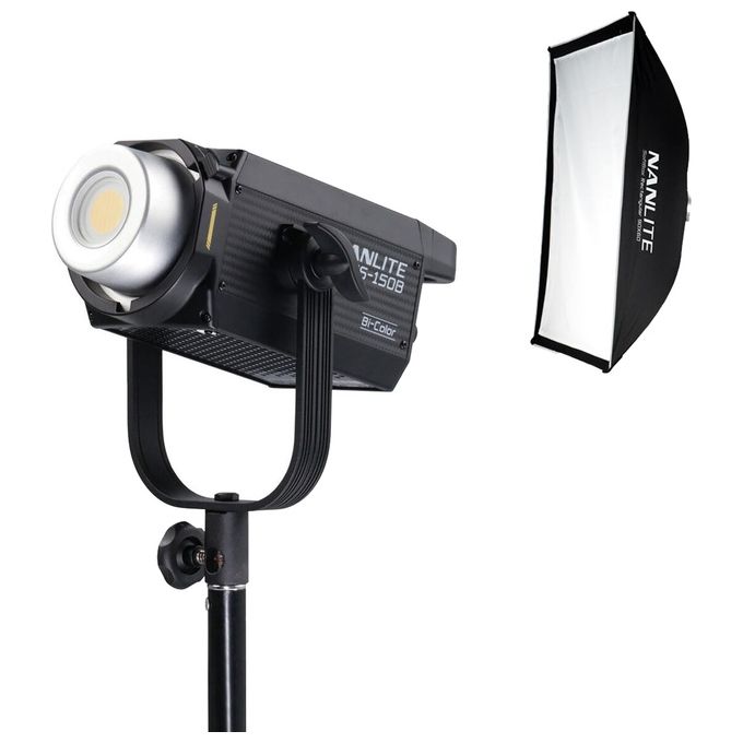 NANLITE 788895 FS-150B Bi-Color Lampada LED professionale bi-color temperatura di colore regolabile colore Bianco