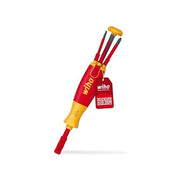 Wiha SB283109020 LiftUp electric Cacciavite con Magazzino Portapunte 6 slimBit SL e PH 75 mm colore Rosso Giallo