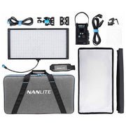 Nanlite PS120C PavoSlim 120C Pannello LED RGBWW 150 W 2700-7500 K CRI 96 TLCI 97 colore Nero