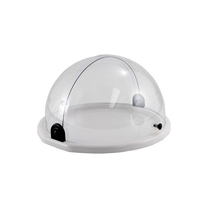 Abert ABR950520 Portabrioches Tondo in Polipropilene Diametro 46 cm Altezza 26 cm con Tappo Basculante colore Bianco